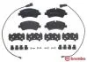 Тормозные колодки дисковые BREMBO P24 187 (фото 2)