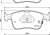 Гальмівні колодки, дискові BREMBO P24 218 (фото 1)