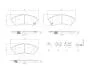 Тормозные колодки дисковые BREMBO P24 225 (фото 1)