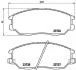Тормозные колодки дисковые BREMBO P30 028 (фото 1)
