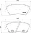 Гальмівні колодки, дискові BREMBO P30073 (фото 1)