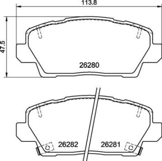 Гальмівні колодки, дискові BREMBO P30 125