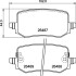 Гальмівні колодки, дискові BREMBO P 30 139 (фото 1)