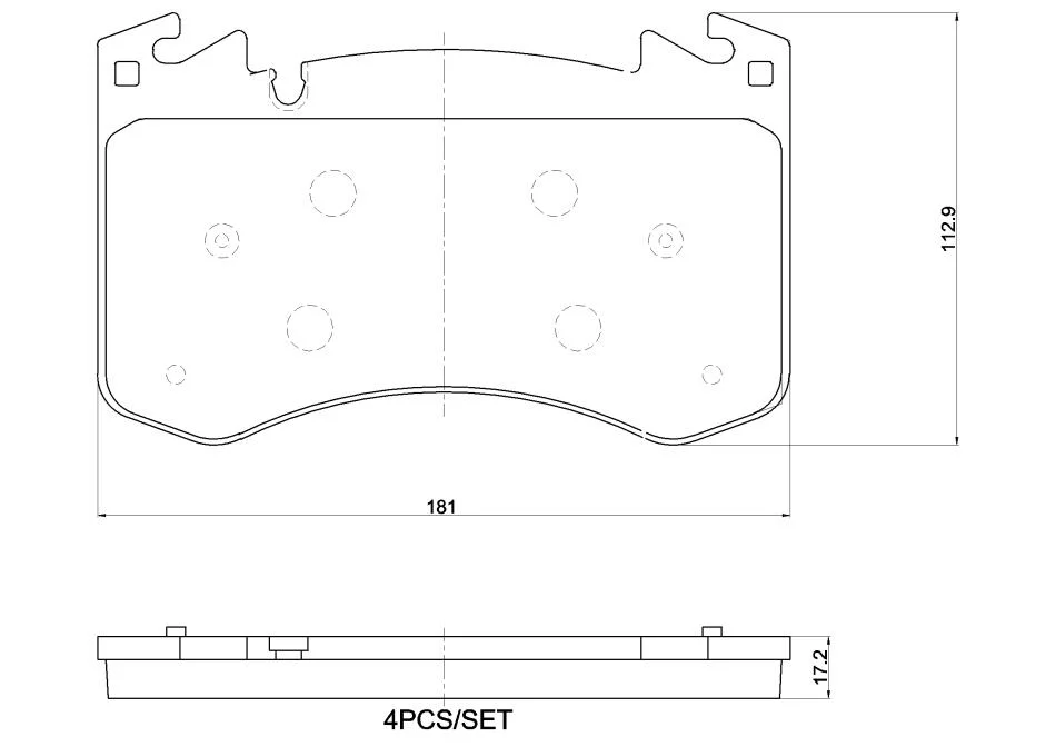 Гальмівні колодки дискові BREMBO P 44 031 (фото 1)