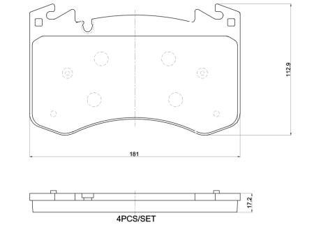 ДИСКОВI КОЛОДКИ BREMBO P 44 031