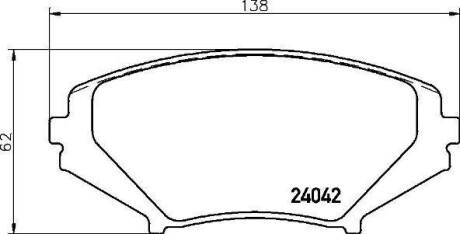 Гальмівні колодки дискові BREMBO P49 034