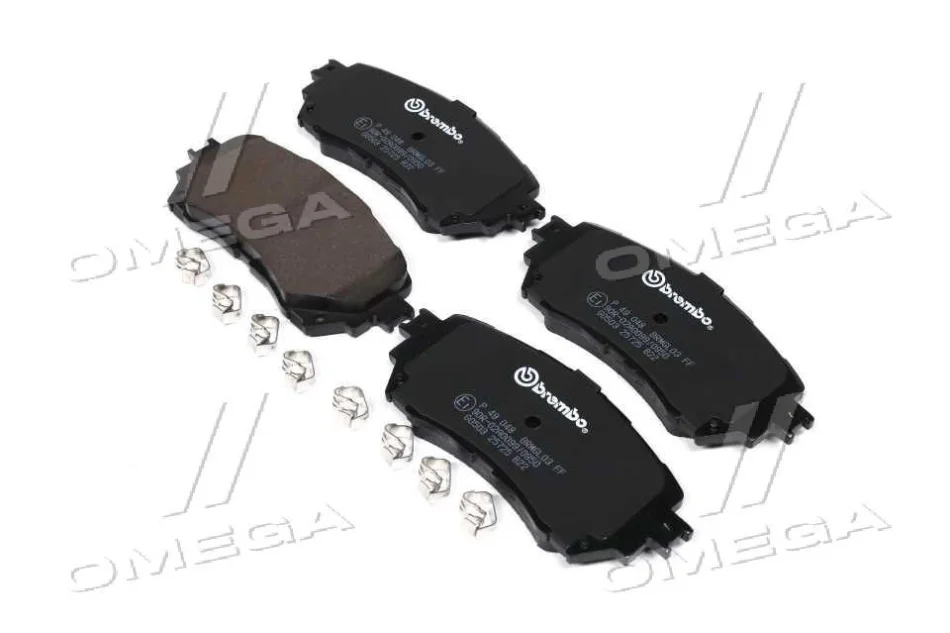 Гальмівні колодки, дискові BREMBO P49048 (фото 1)