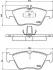 Комплект гальмівних колодок з 4 шт. дисків BREMBO P50 023 (фото 1)