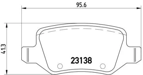 Гальмівні колодки, дискові BREMBO P50 058