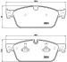 Тормозные колодки дисковые BREMBO P50 102X (фото 2)