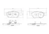 Тормозные колодки дисковые BREMBO P50 106 (фото 1)