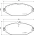 Гальмівні колодки, дискові BREMBO P50124 (фото 1)