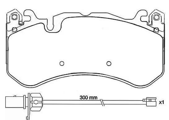 Гальмівні колодки дискові BREMBO P50 127 (фото 1)