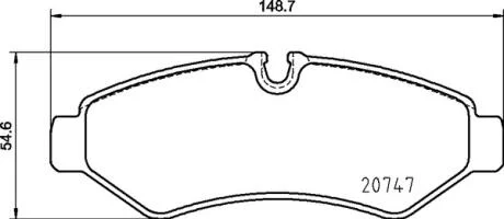 ДИСКОВI КОЛОДКИ BREMBO P 50 155G