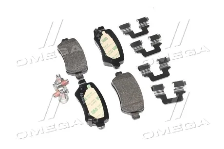 Колодка гальм. диск. OPEL ASTRA G задн. (вир-во) BREMBO P59038