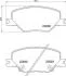 Гальмівні колодки дискові BREMBO P59 096 (фото 1)