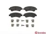 Тормозные колодки дисковые BREMBO P61066 (фото 2)