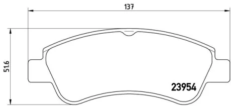 Гальмівні колодки, тюнінг BREMBO P61 066X