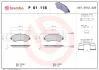Тормозные колодки дисковые BREMBO P61 118 (фото 1)
