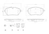 Тормозные колодки дисковые BREMBO P61 128 (фото 1)
