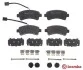 Тормозные колодки дисковые BREMBO P61 130 (фото 2)