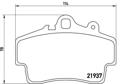 Колодки гальмівні дискові BREMBO P65 007