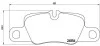 Гальмівні колодки, дискові BREMBO P65020 (фото 1)