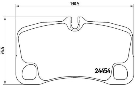 Тормозные колодки дисковые BREMBO P65 022