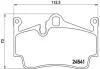 Тормозные колодки дисковые BREMBO P65 028 (фото 1)