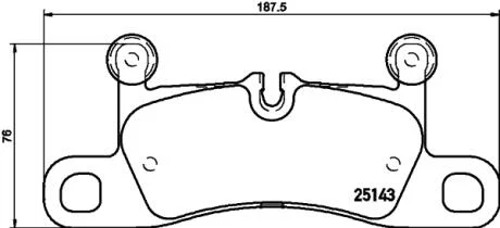 Тормозные колодки, дисковые BREMBO P65042