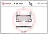 Колодки гальмівні дискові (комплект 4 шт) BREMBO P65 050 (фото 1)