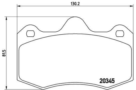 Гальмівні колодки, дискові BREMBO P68051