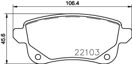 Гальмівні колодки, дискові BREMBO P68 064
