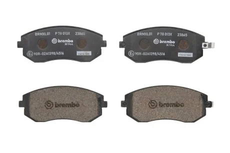 Тормозные колодки дисковые BREMBO P78 013X