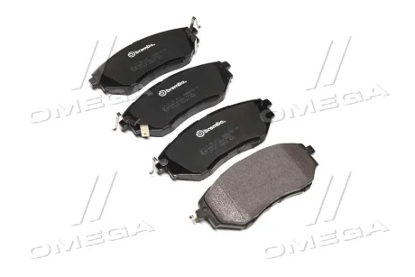 Гальмівні колодки, дискові BREMBO P78017