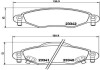 Гальмівні колодки, дискові BREMBO P83053 (фото 1)