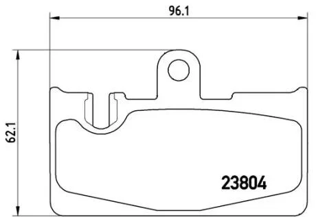 Гальмівні колодки дискові BREMBO P83059