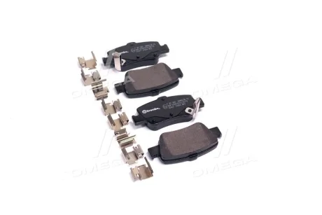 Колодка тормозов. диск. TOYOTA AURIS, COROLLA задн. (выр-во) BREMBO P 83 080