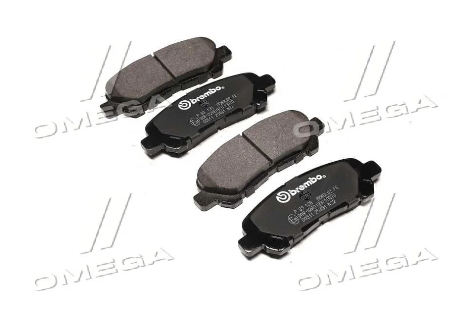 Колодки зад BREMBO P83138 (фото 1)
