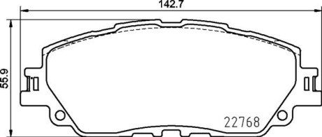 Гальмівні колодки дискові BREMBO P83 172