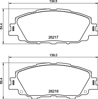 Гальмівні колодки дискові BREMBO P83 175