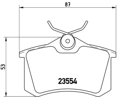 Гальмівні колодки, тюнінг BREMBO P85020X