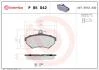 Тормозные колодки дисковые BREMBO P85 042 (фото 1)