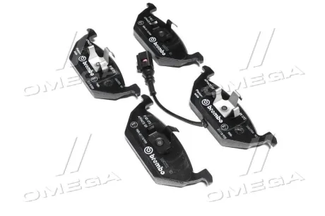 Колодка гальм. диск. AUDI A3, SEAT, SKODA, VW передн. (вир-во) BREMBO P85072