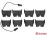 Тормозные колодки дисковые BREMBO P85 078 (фото 2)