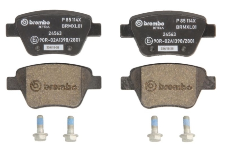 Гальмівні колодки дискові BREMBO P85 114X (фото 1)