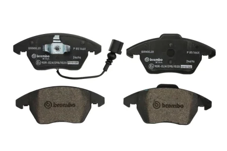 Тормозные колодки дисковые BREMBO P85 146X
