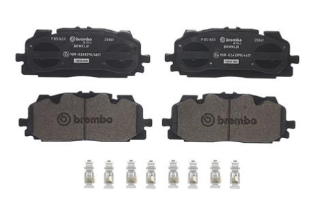 Тормозные колодки дисковые BREMBO P85 165X