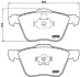 Комплект гальмівних колодок з 4 шт. дисків BREMBO P86 022 (фото 1)