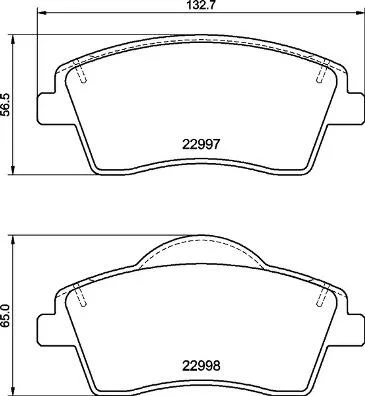 Тормозные колодки дисковые BREMBO P86 033 (фото 1)